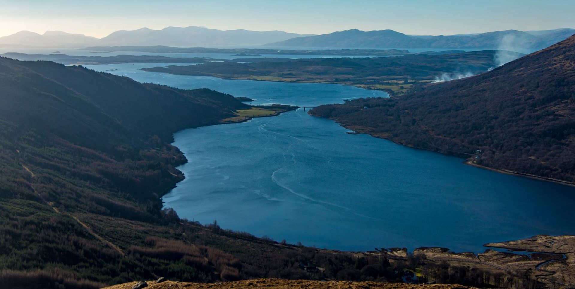 Loch Creran on ascent of Creach Bheinn