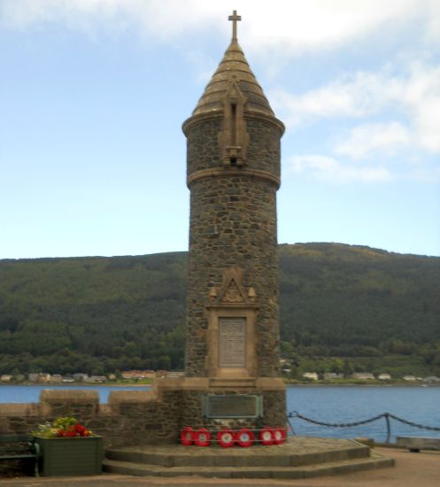 Sandbank War Memorial at Lazaretto Point