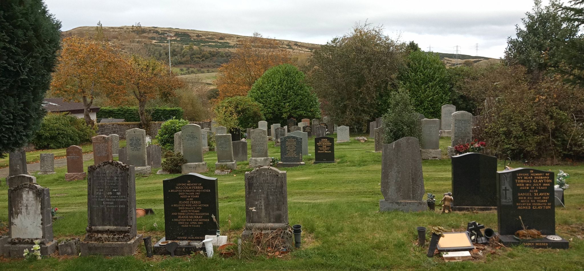 Kilpatrick Hills from Old Dalnotter Cemetery