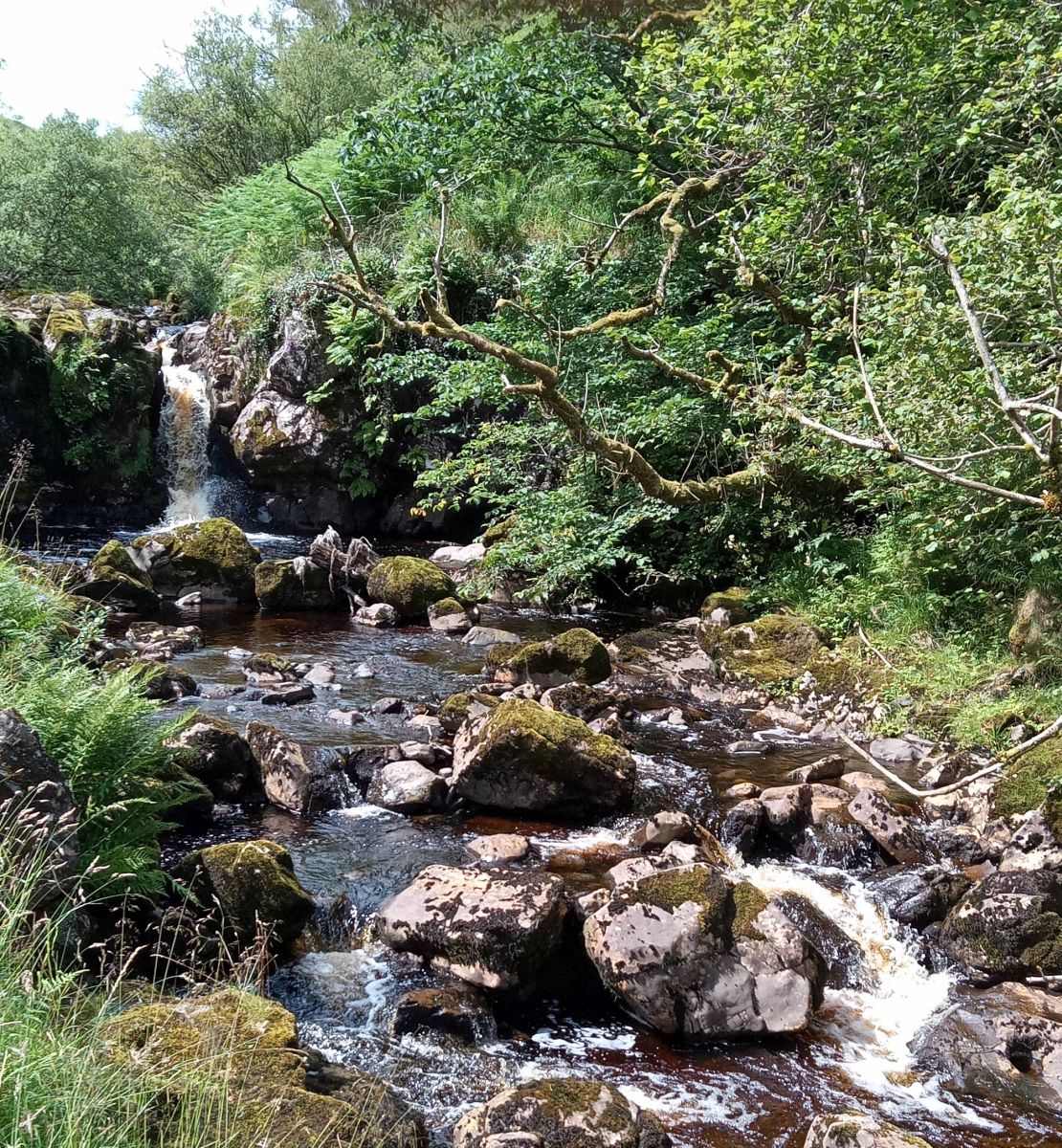 Waterfalls on Finglen Burn