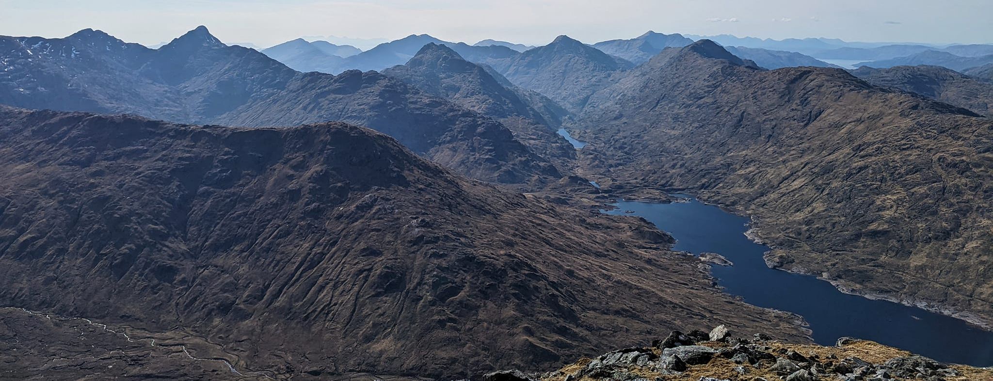 Sgurr na Ciche and Loch Quoich in Knoydart