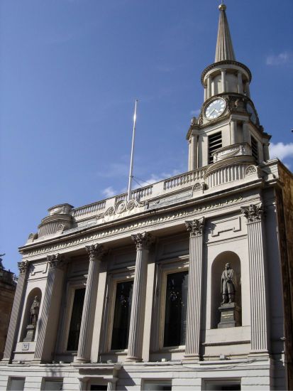 Hutchesons Hall in Ingram Street in Glasgow city centre