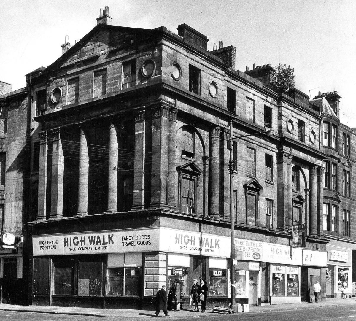 Old College Building in the High Street in Glasgow