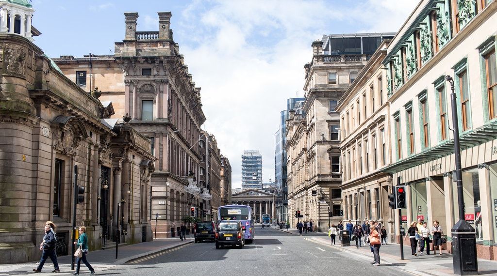 Ingram Street in Glasgow city centre