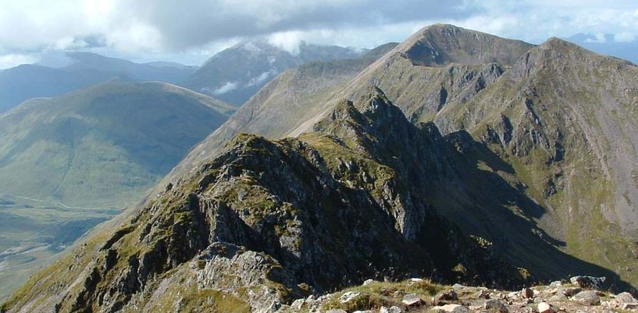 Aonach Eagach Ridge in Glencoe