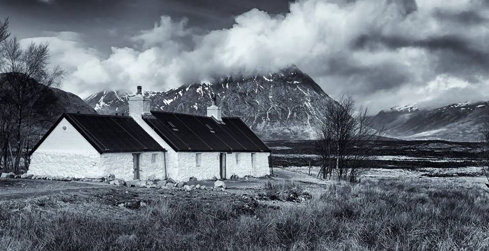 Black Rock Cottage and Buchaille Etive Mor in Glencoe