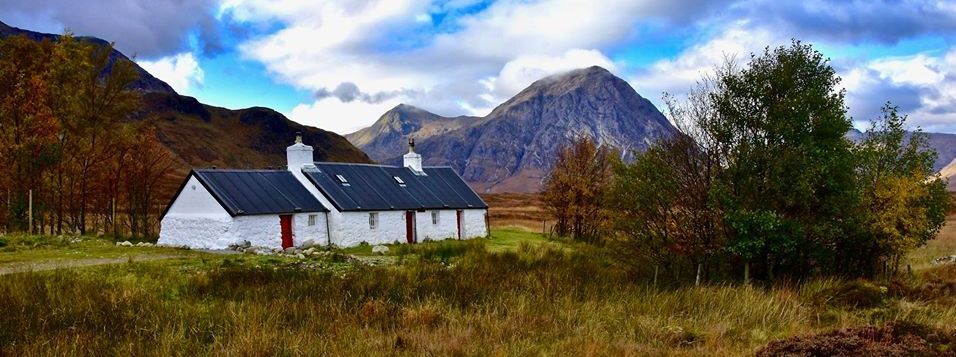 Black Rock Cottage and Buchaille Etive Mor in Glencoe