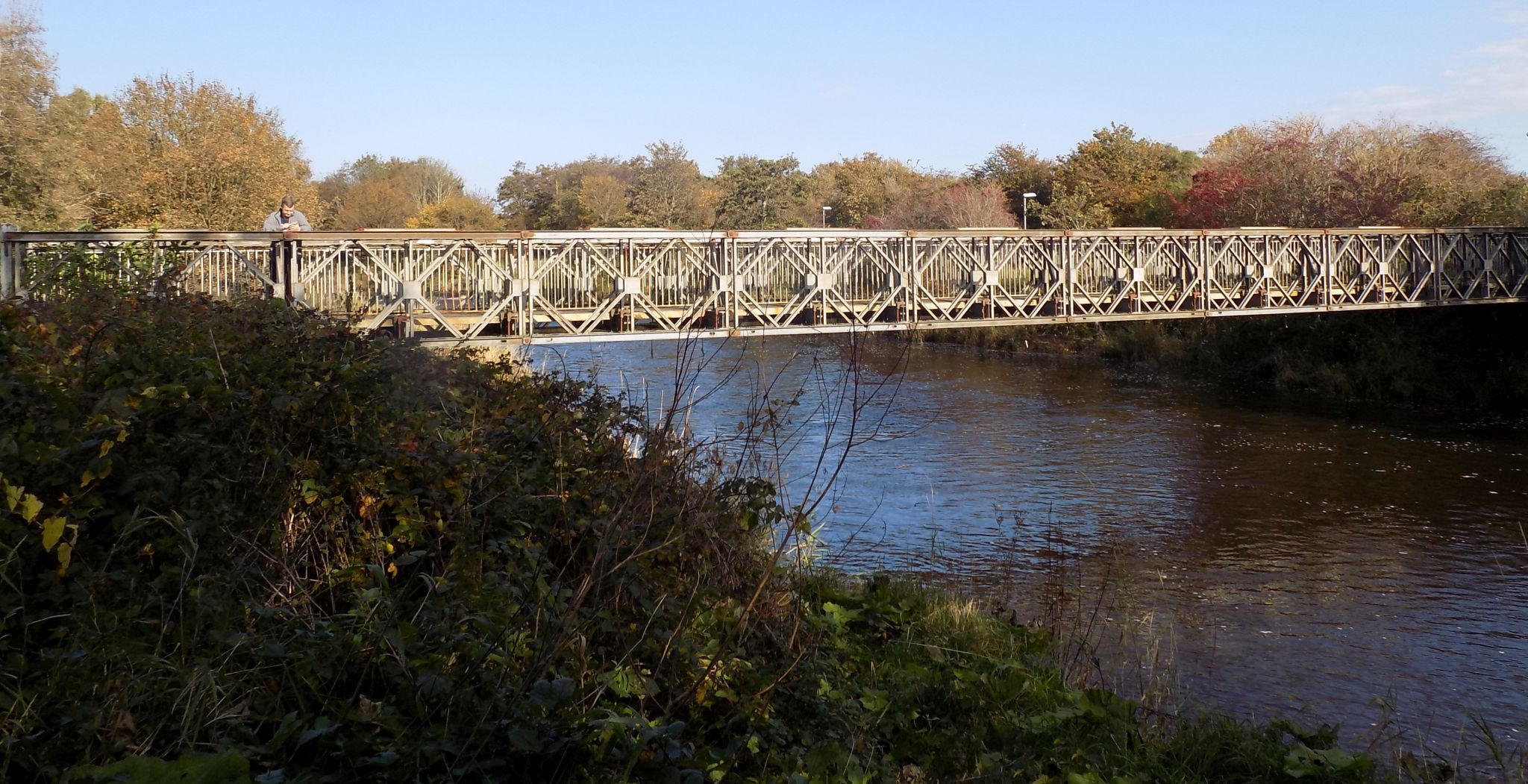 Footbridge over River Garnock at Kilwinning