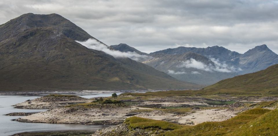 Sgurr Mor and Sgurr na Ciche across Loch Quoich in Knoydart