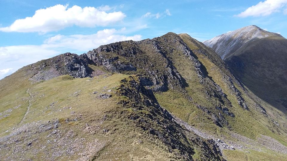 Ring of Steall in the Mamores above Glen Nevis