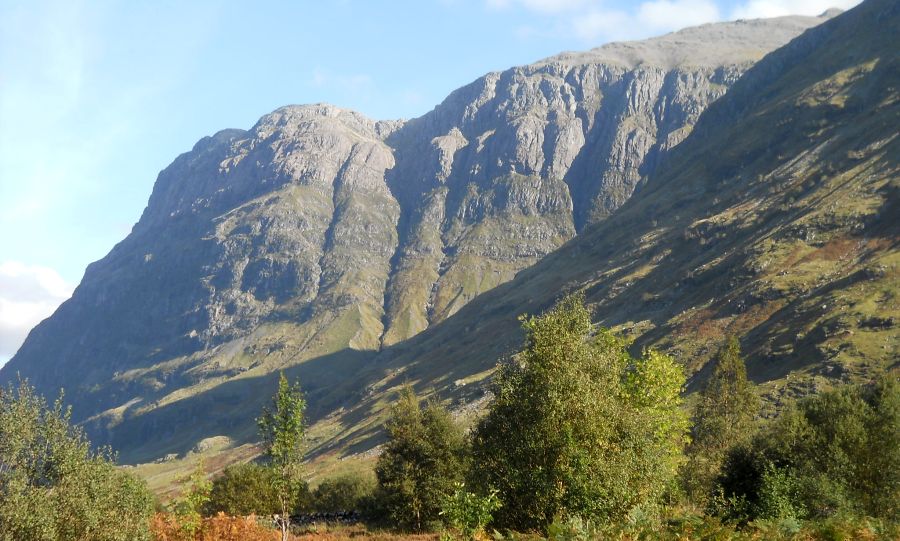 East Face of Aonach Dubh in Glencoe