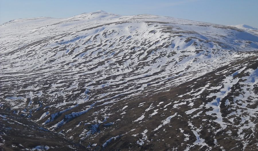 Meall Ghaordie ( Ghaordaidh ) from Meall nam Maigheach