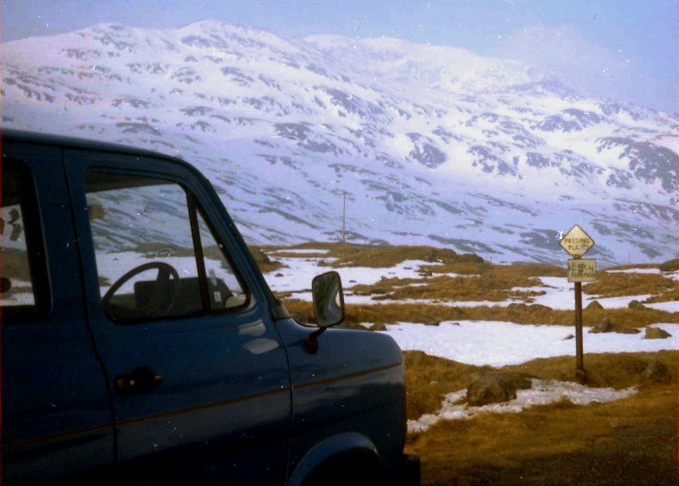 Meall nan Tarmachan above the Ben Lawyers access road