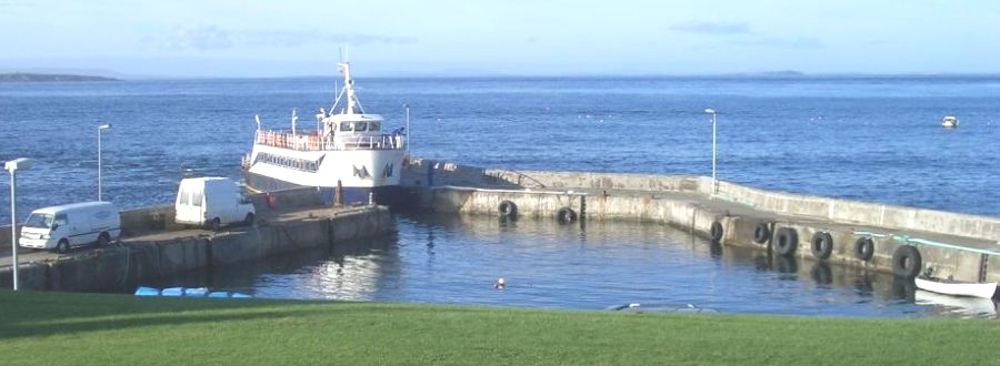 Harbour at John O' Groats on the Northern Coast of Scotland