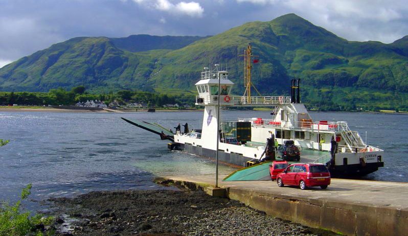 Mam na Gualainn from the Corran Ferry at Ballachulish