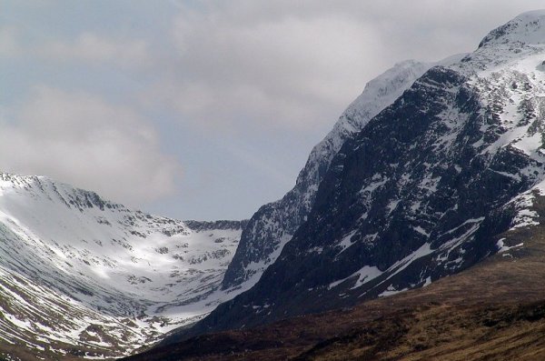 Cliffs of Ben Nevis from Allt a Mhuillinn