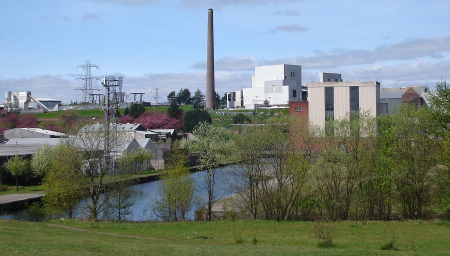 Port Dundas from Sighthill Park