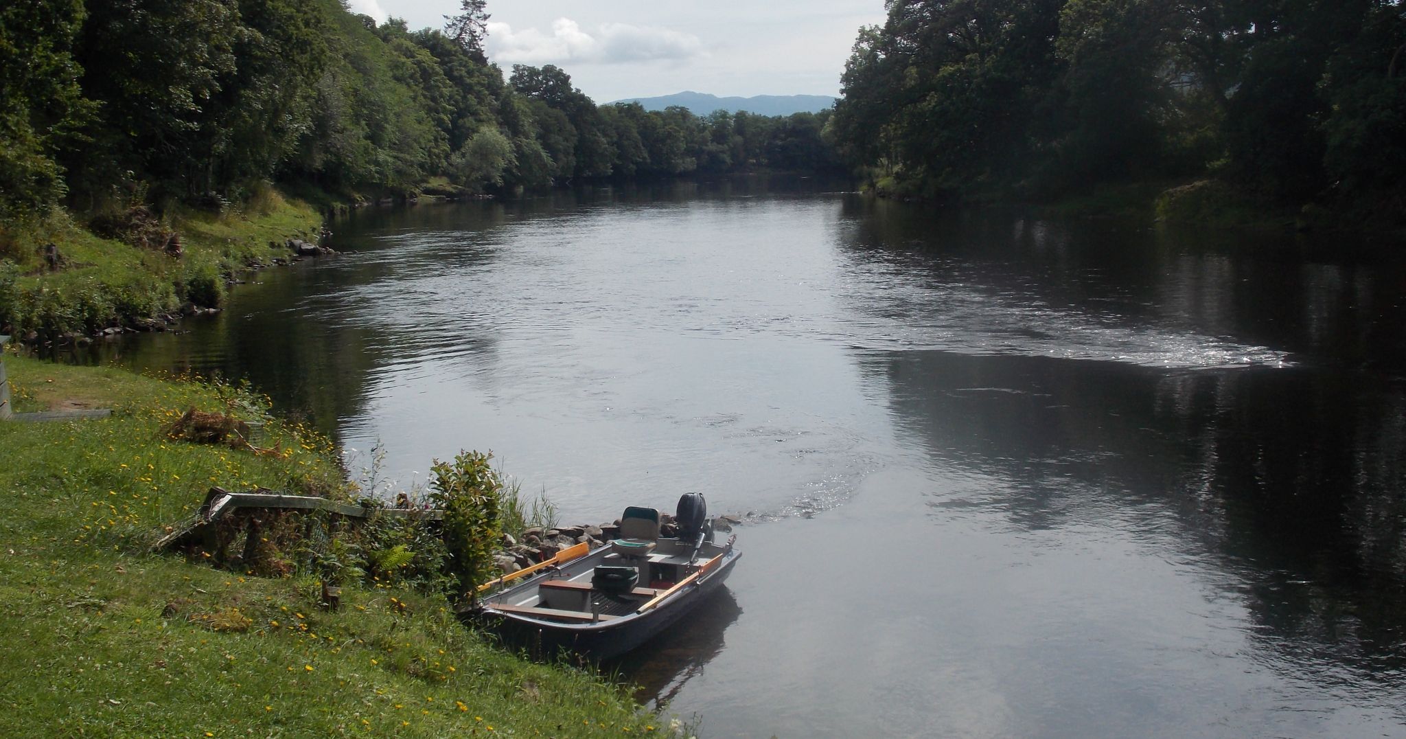 Fishing site on River Tay