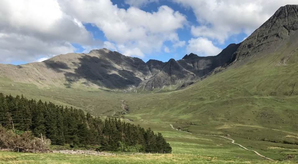 An Caisteal on Skye Ridge at head of Coire na Creiche