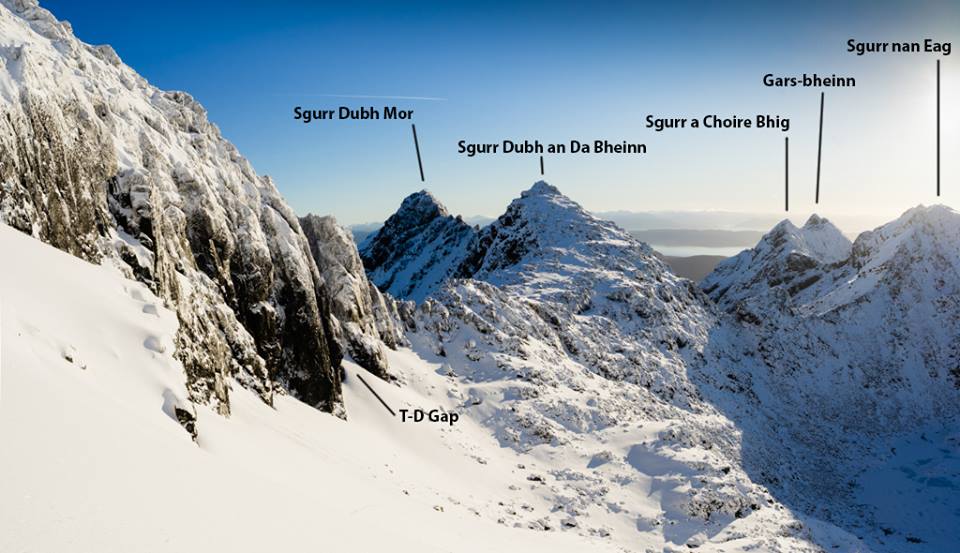 Skye Ridge - View to Gars Bheinn