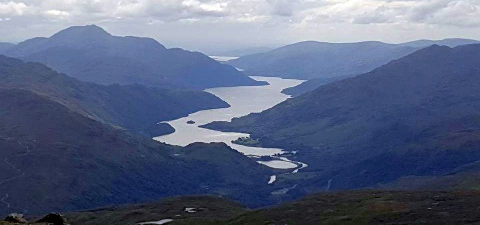 Ben Lomond and Loch Lomond from Ben Oss