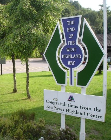 The West Highland Way - End Marker in Fort William