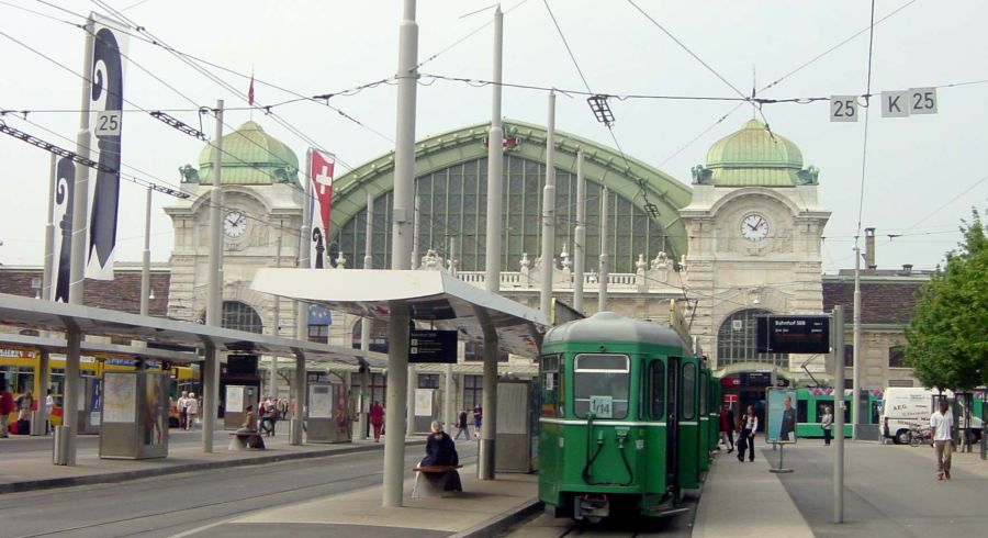 Railway Station in City of Basle