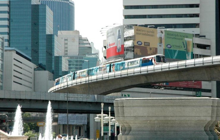 Sky Train in Bangkok