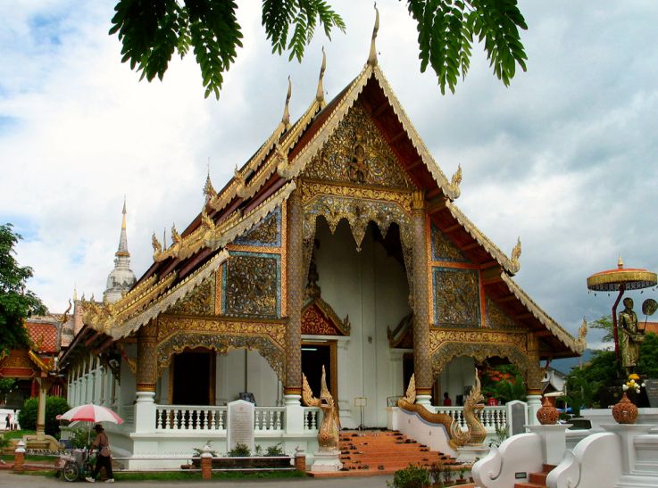 Wat Phra Singh Woramahaviharn in Chiang Mai in Northern Thailand