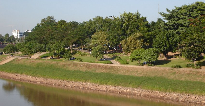 Nan River in Phitsanulok in Northern Thailand