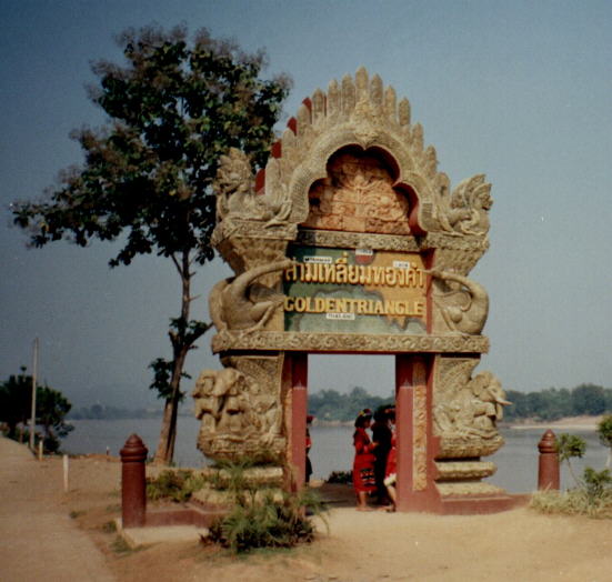 An Overland Journey from Singapore through Malaysia and Thailand to the Golden Triangle on the Mekong River at the frontier junction of Thailand, Burma ( Myanmar ) and Laos