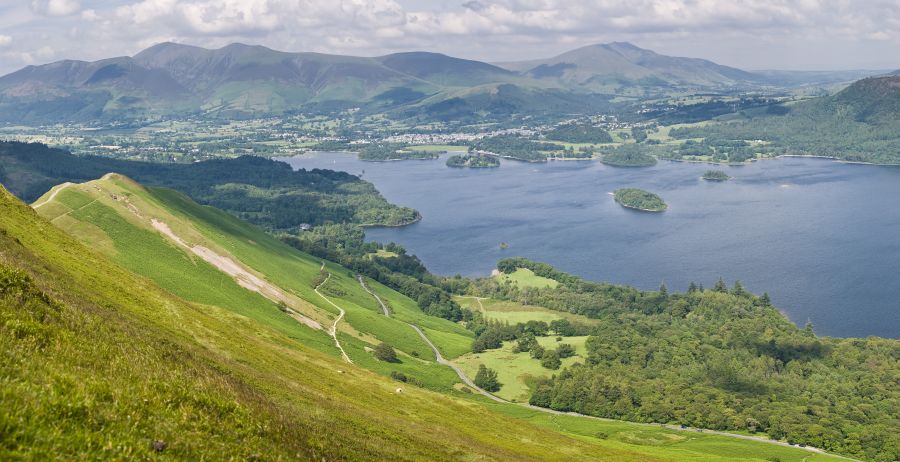 Derwent Water in the English Lake District