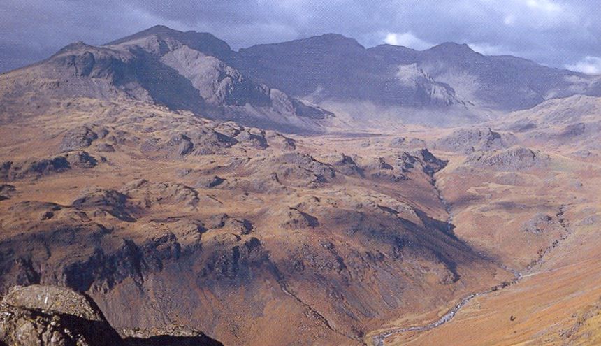 Scafell Group in the English Lake District