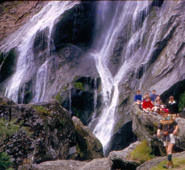 Waterfall in Ireland