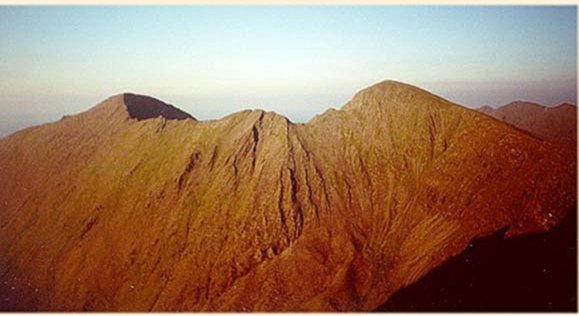 Carrauntoohil and Beenkeragh in Macgillycuddy Reeks