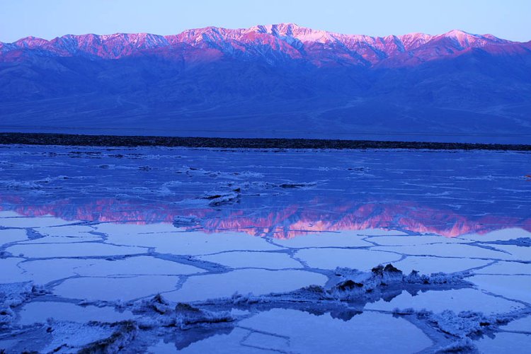 Telescope Peak from Badwater in Death Valley