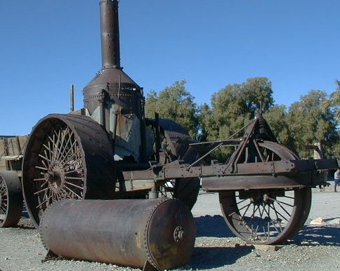 Old Dinah steam tractor engine at Furnace Creek Ranch in Death Valley