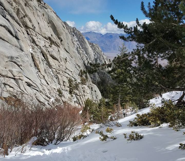 Owen's Valley from Mount Whitney in summer