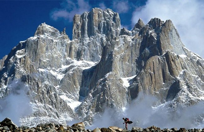 Trango Towers in the Baltora Region of the Pakistan Karakorum