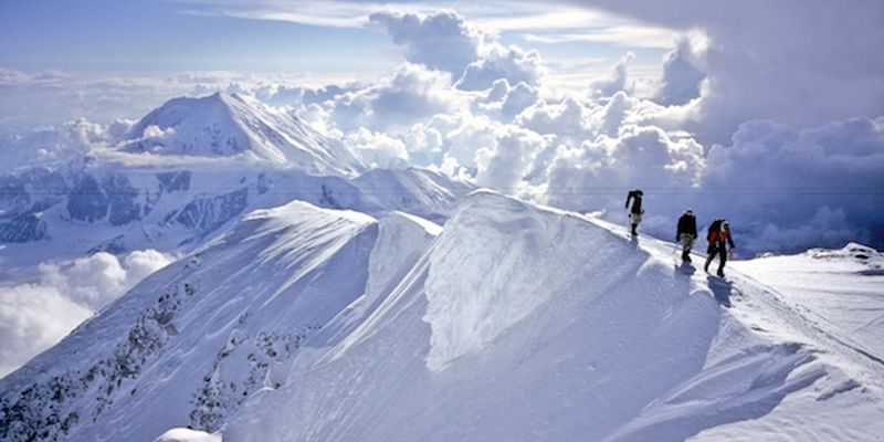 Denali ( Mount Mckinley ) in Alaska - the highest mountain in the USA and North America